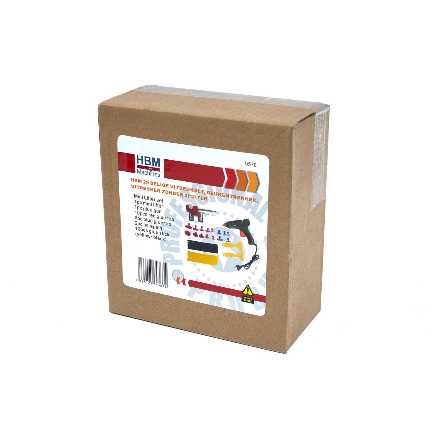 Set pentru indreptat lovituri de grindina, HBM, 29 piese fotografia produsului View 6 L