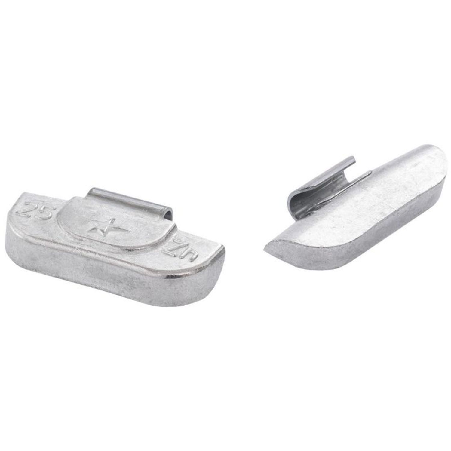 Set contra-greutati pentru jante tabla, 25 grame, 100 piese fotografia produsului View 2 L