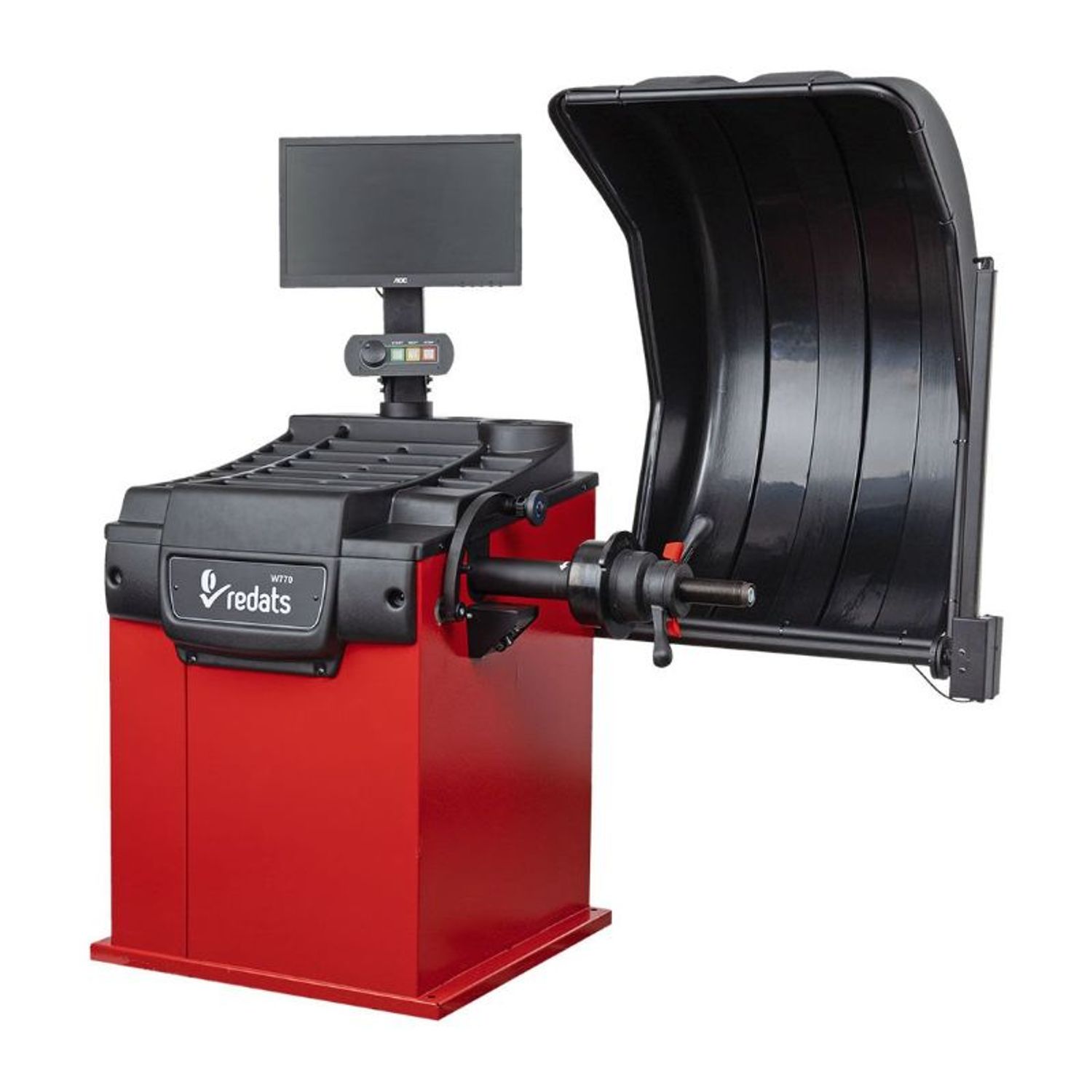 Masina de echilibrat roti automata, REDATS, 28&rdquo;, 3D fotografia produsului View 2 L