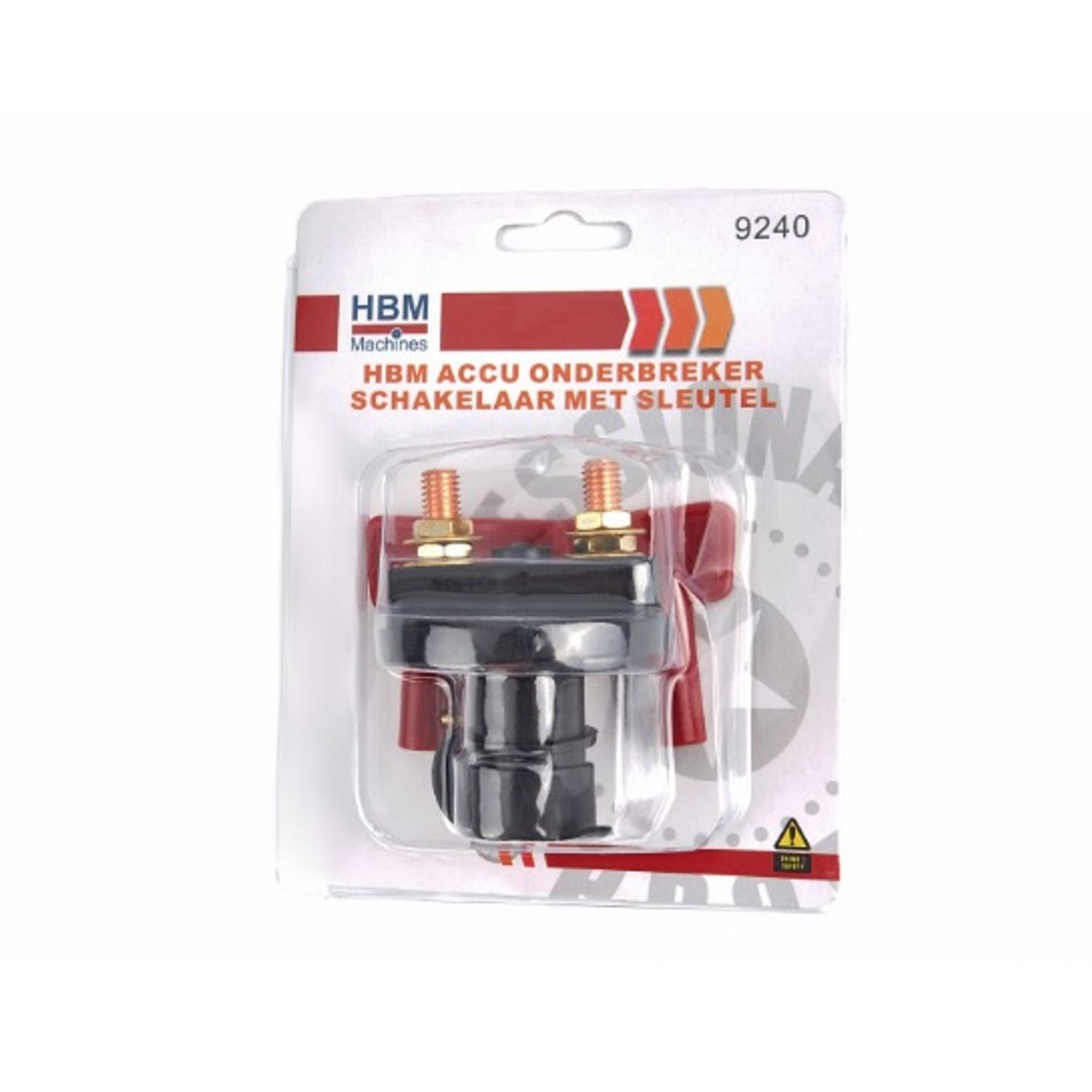 Intrerupator, HBM, 2 poli, pentru baterie auto, cu cheie fotografia produsului View 4 L