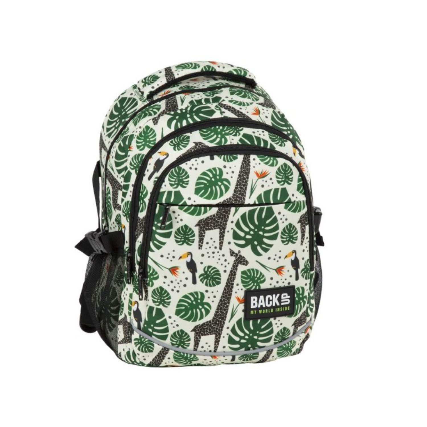 Ghiozdan - rucsac, BACKUP, pentru scoala, model G64, 3 compartimente, 22L fotografia produsului View 5 L