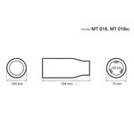 Ornament tips capat, AMIO, toba de esapament, mt 018bc fotografia produsului View 2 S