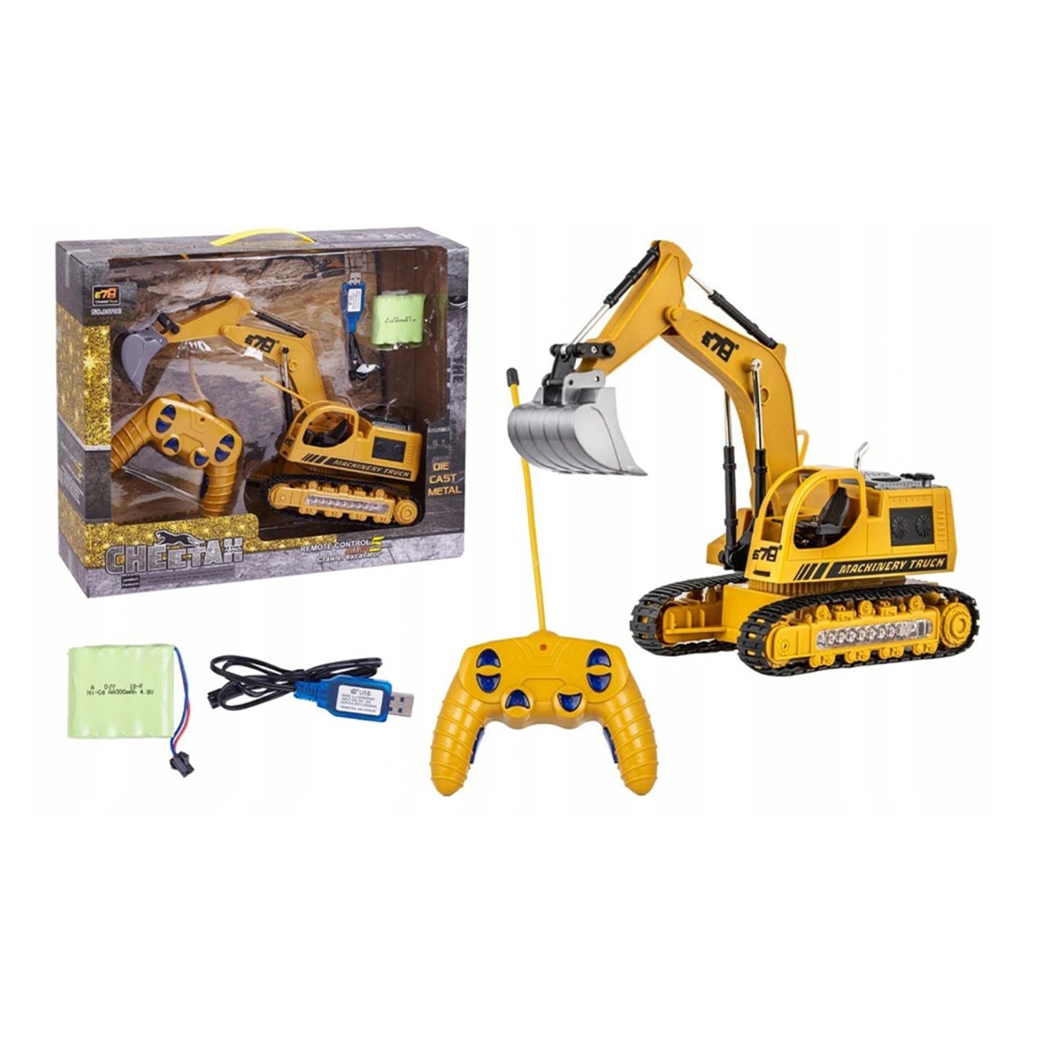Excavator RC, cu telecomanda, 5 canale, reincarcabil fotografia produsului View 4 L