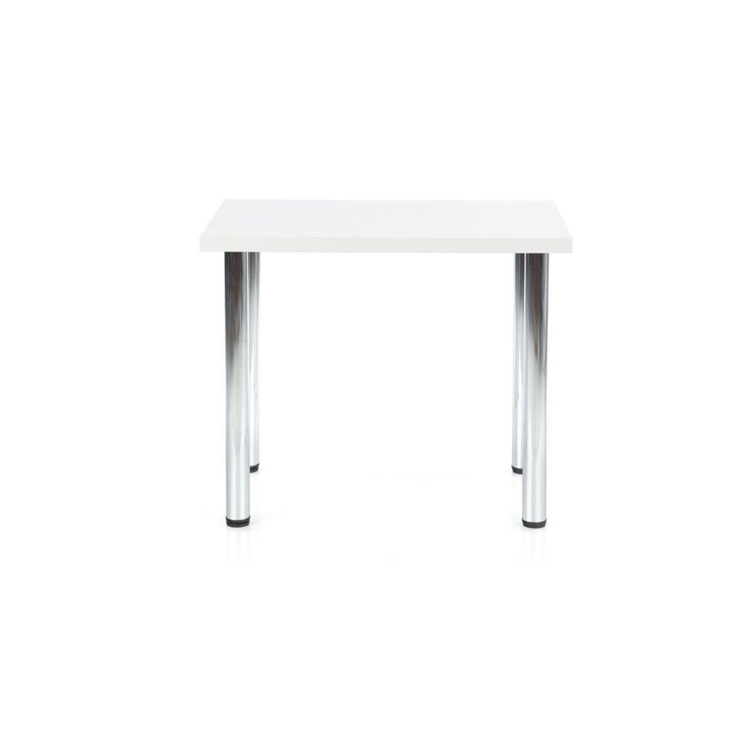 Masa, HALMAR, MODEX, alb/chrome, 90 x 60 x 75cm fotografia produsului View 3 L