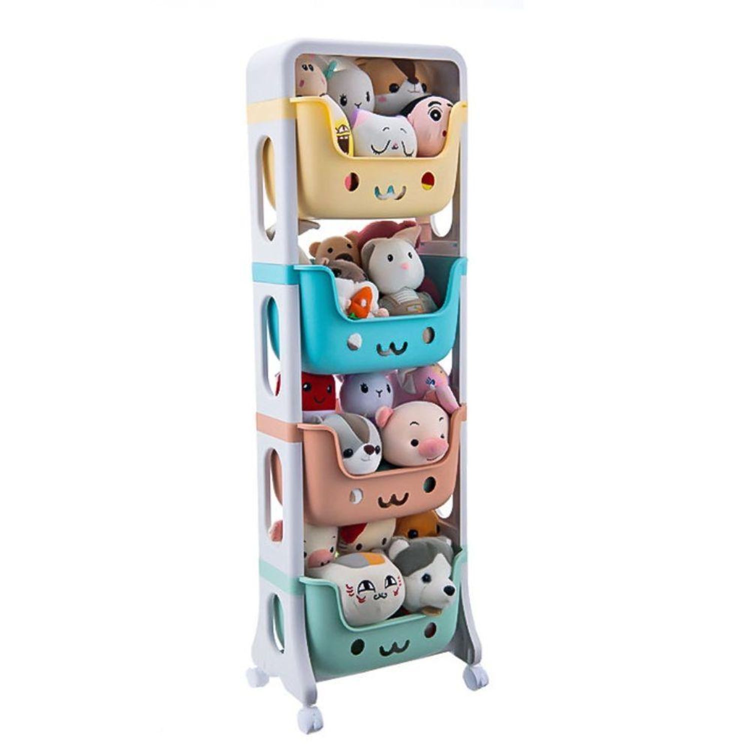 Organizator raft, GOCKOWIAK, pentru jucarii, 4 sertare fotografia produsului View 2 L