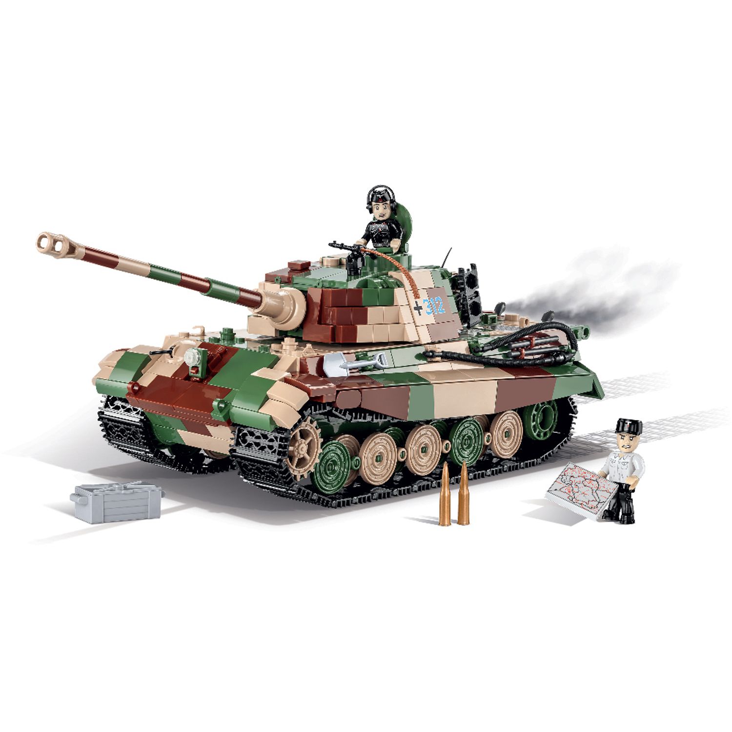 Set de Construit Panzer Vi Ausfb Konigstiger fotografia produsului View 3 L