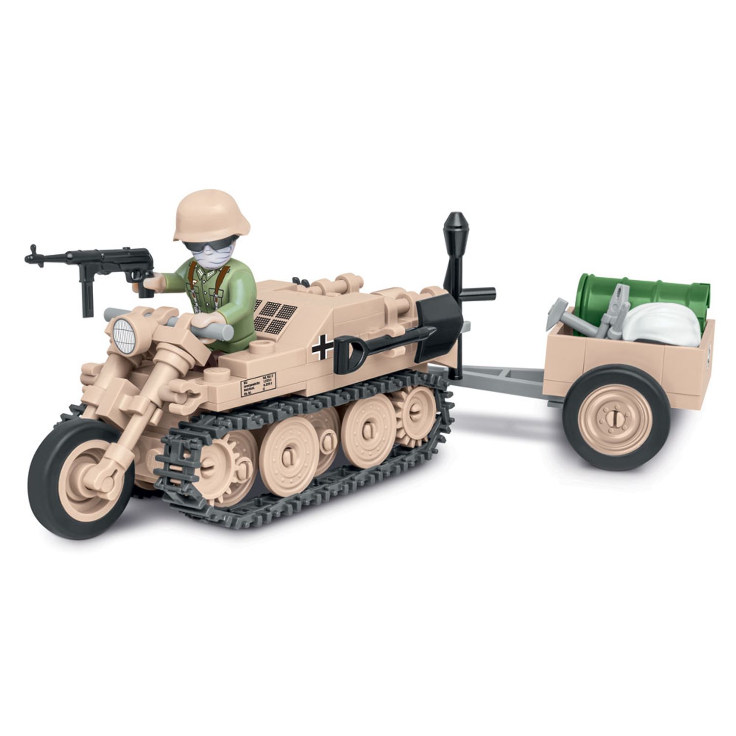 Set de Construit Motocicleta Sdkfz 2 Kettenkrad fotografia produsului View 3 L