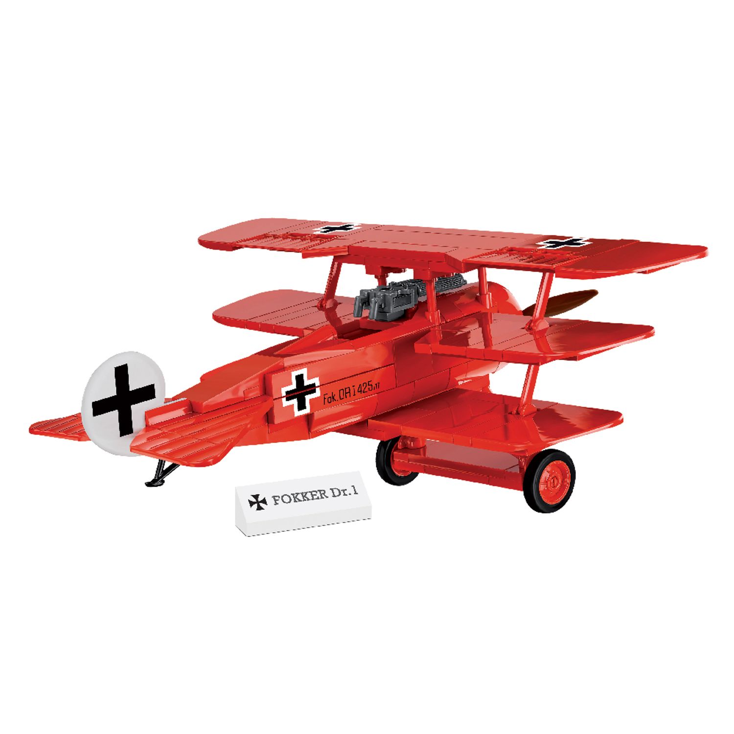 Set de Construit Fokker Dr1 Red Baron fotografia produsului View 2 L