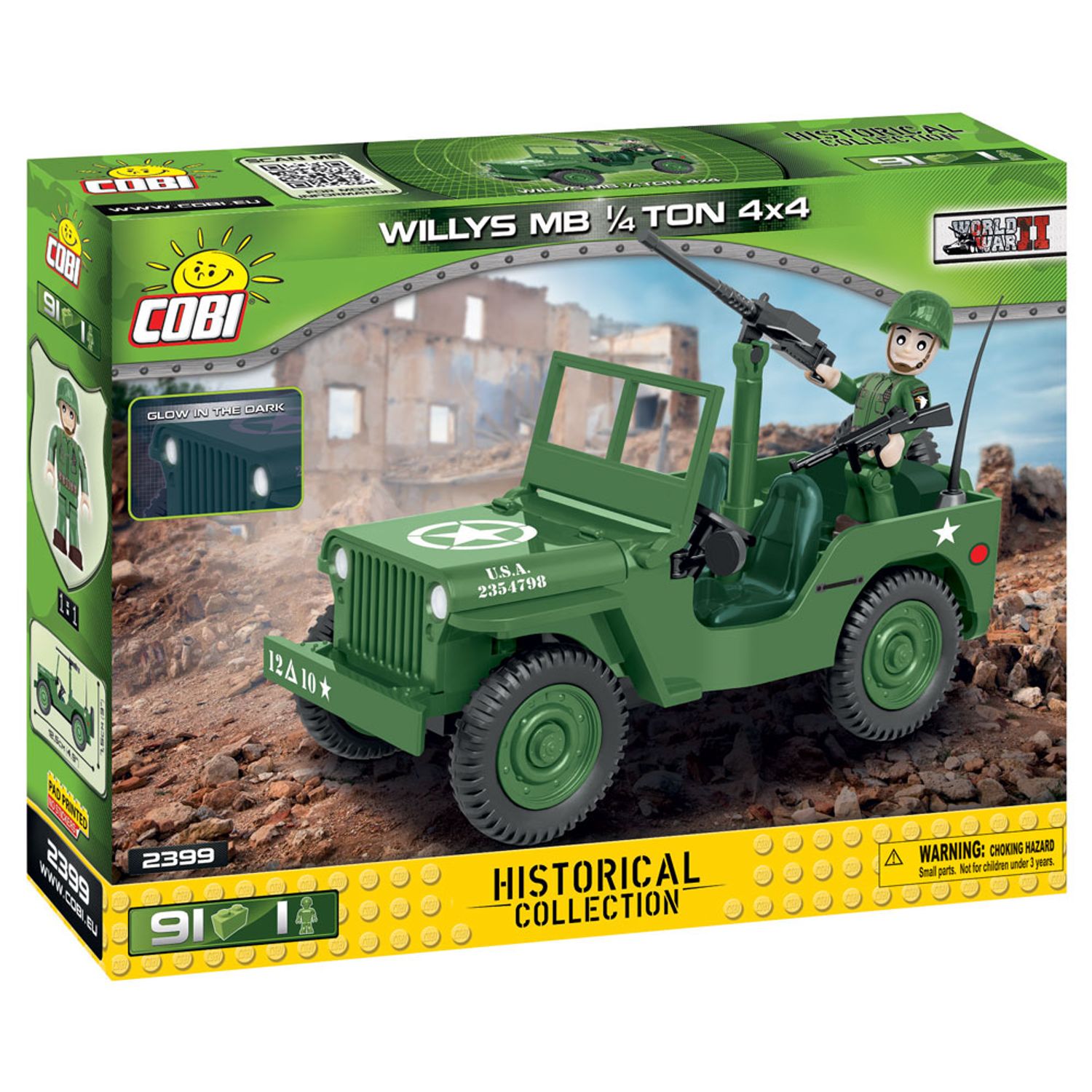 Set de Construit Jeep Willis Mb 1/4 Ton 4X4 fotografia produsului