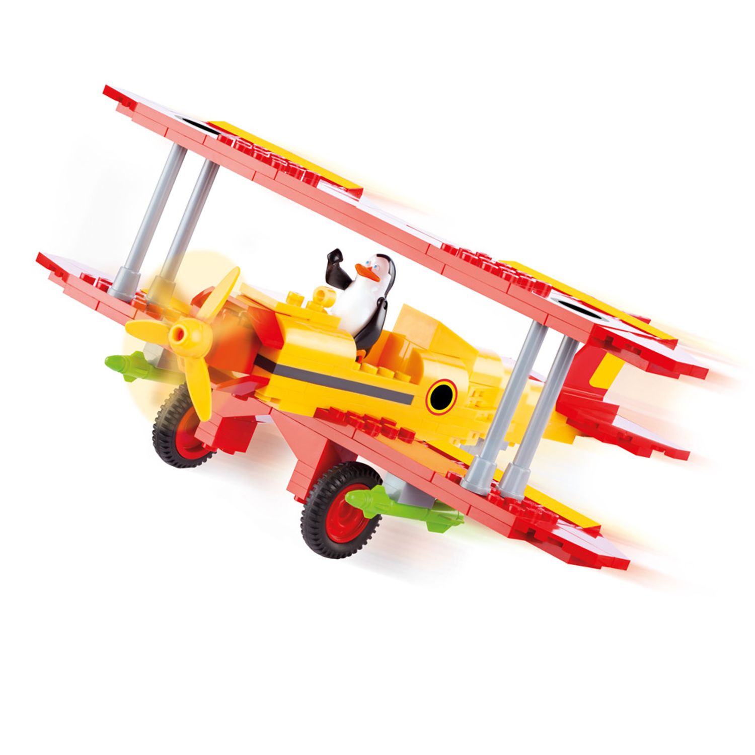 Set de Construit Bi-Plane Bomber fotografia produsului