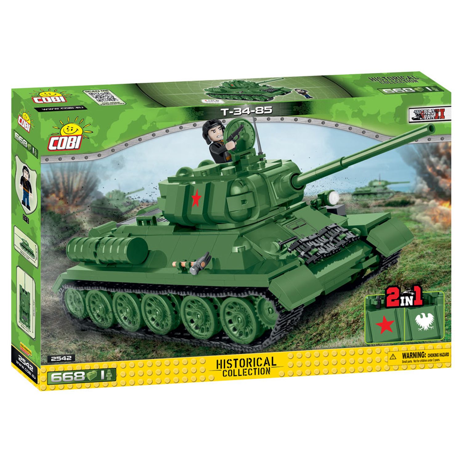 Set de Construit Tanc T34-85 2021 Edition fotografia produsului
