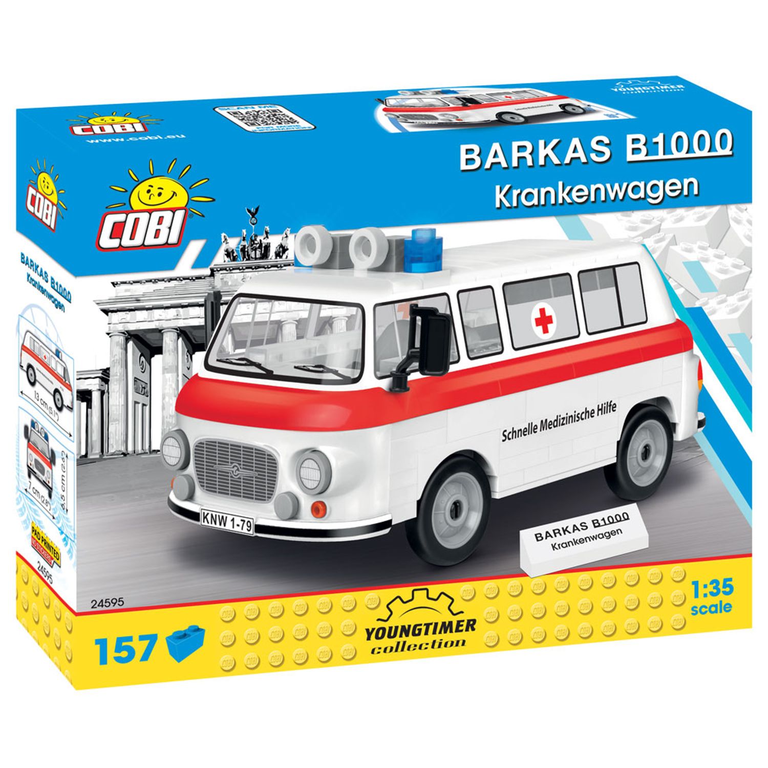 Set de Construit Barkas B1000 Krankenwagen fotografia produsului