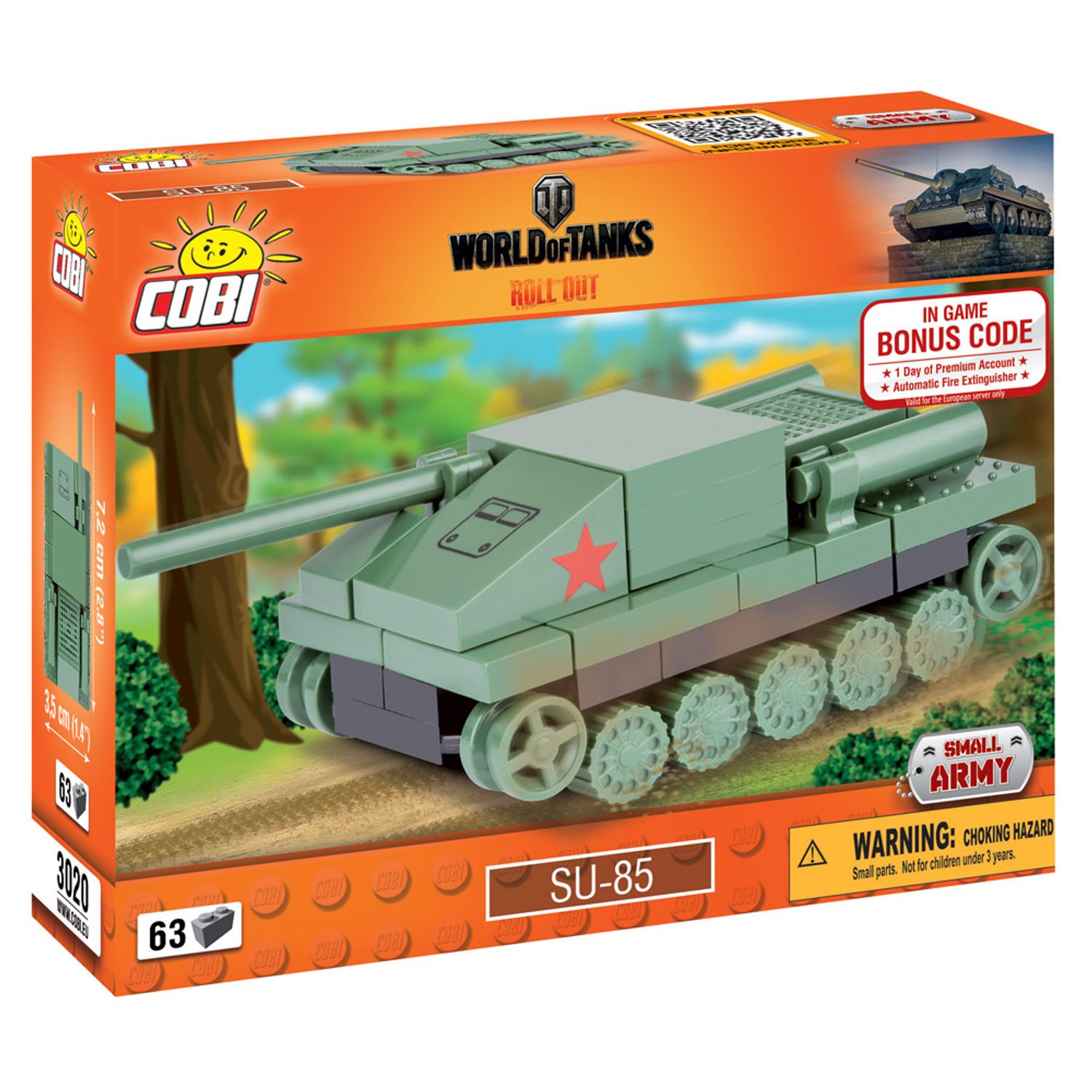 Set de Construit Su-85 Nano Tank fotografia produsului