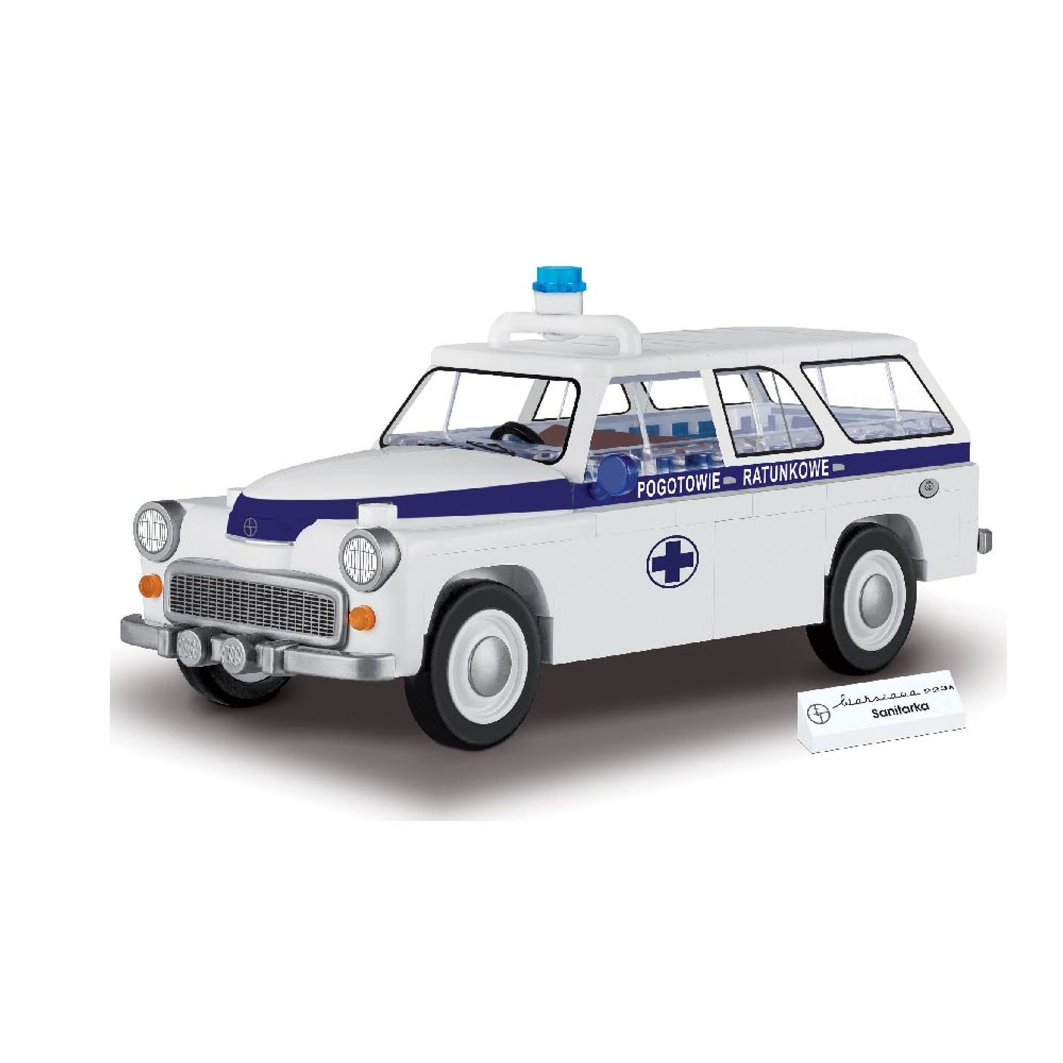 Set de Construit Warszawa 223A Ambulance fotografia produsului View 2 L