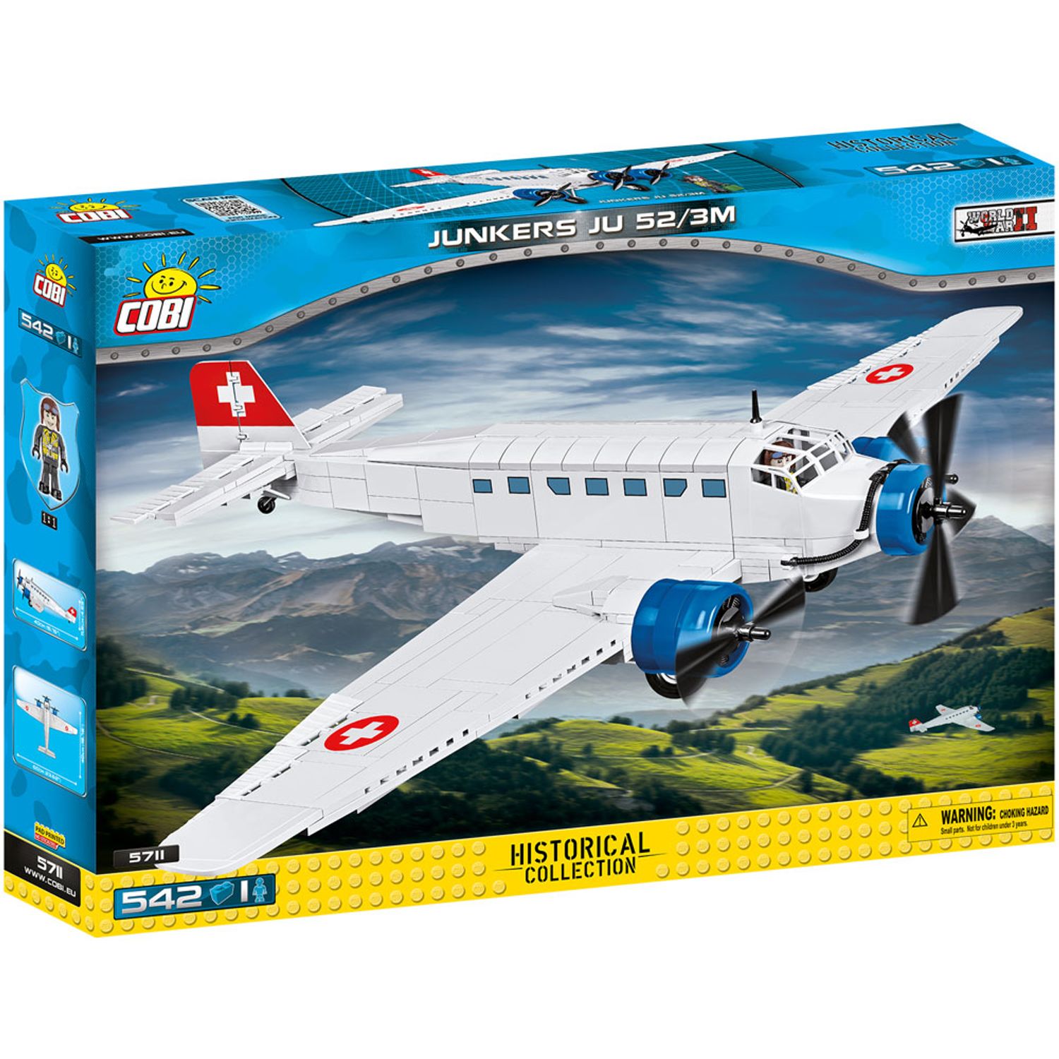 Set de Construit Junkers Ju 52/3M Swiss fotografia produsului
