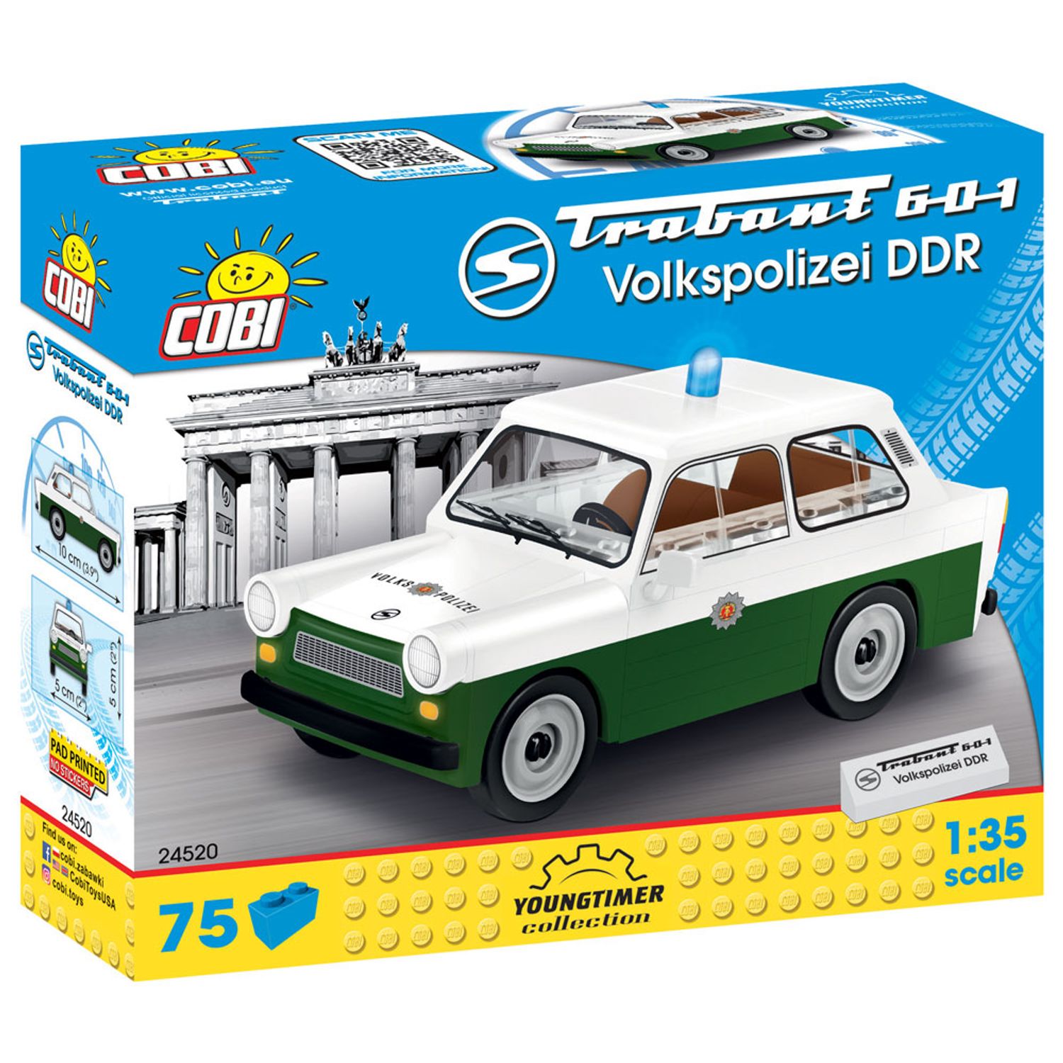 Set de Construit Trabant 601 Politie Ddr fotografia produsului