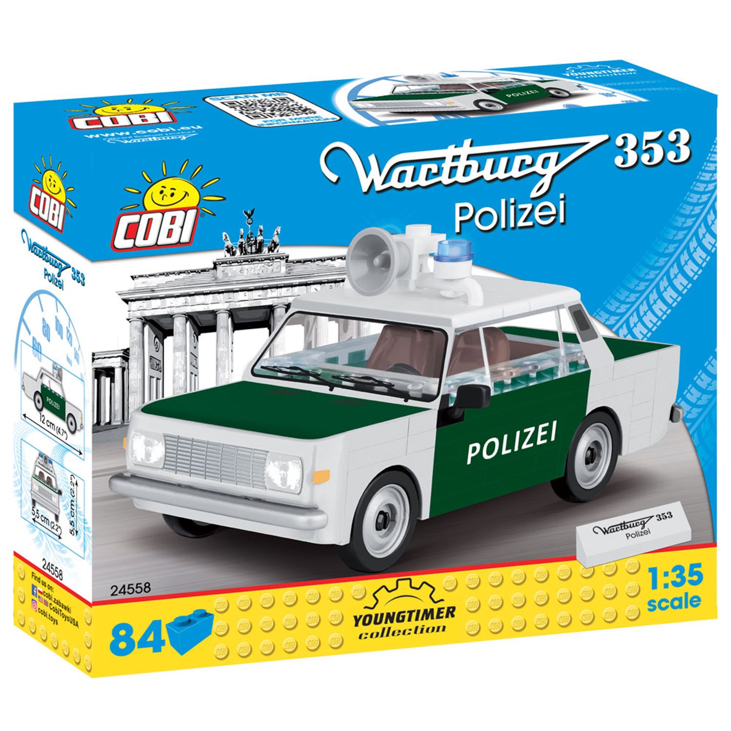 Set de Construit Wartburg 353 Polizei fotografia produsului