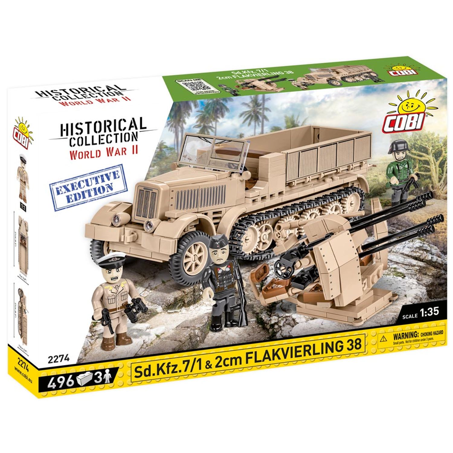 Set de Construit Sdkfz 7/1 And 2Cm Flakvierling 38 Executive Edition fotografia produsului