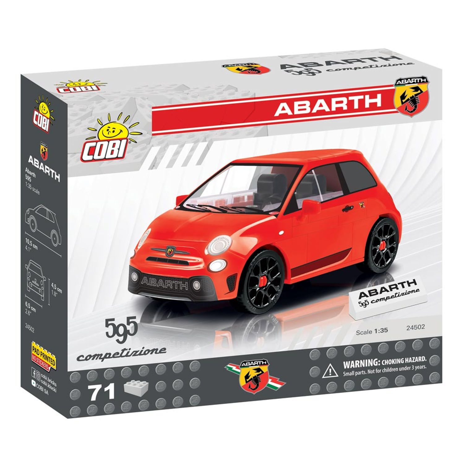Set de Construit Fiat 500 Abarth fotografia produsului