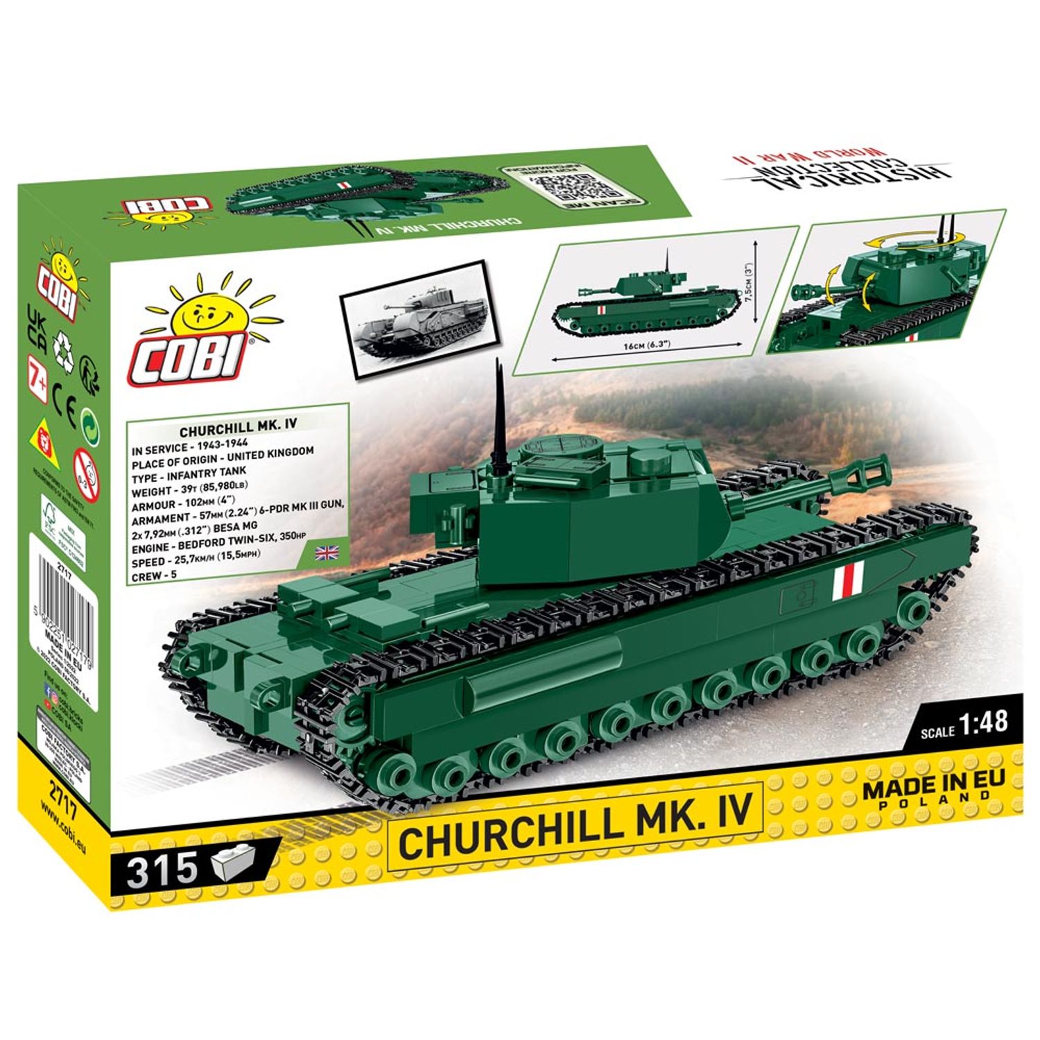 Set de Construit Churchill Mk Iv fotografia produsului