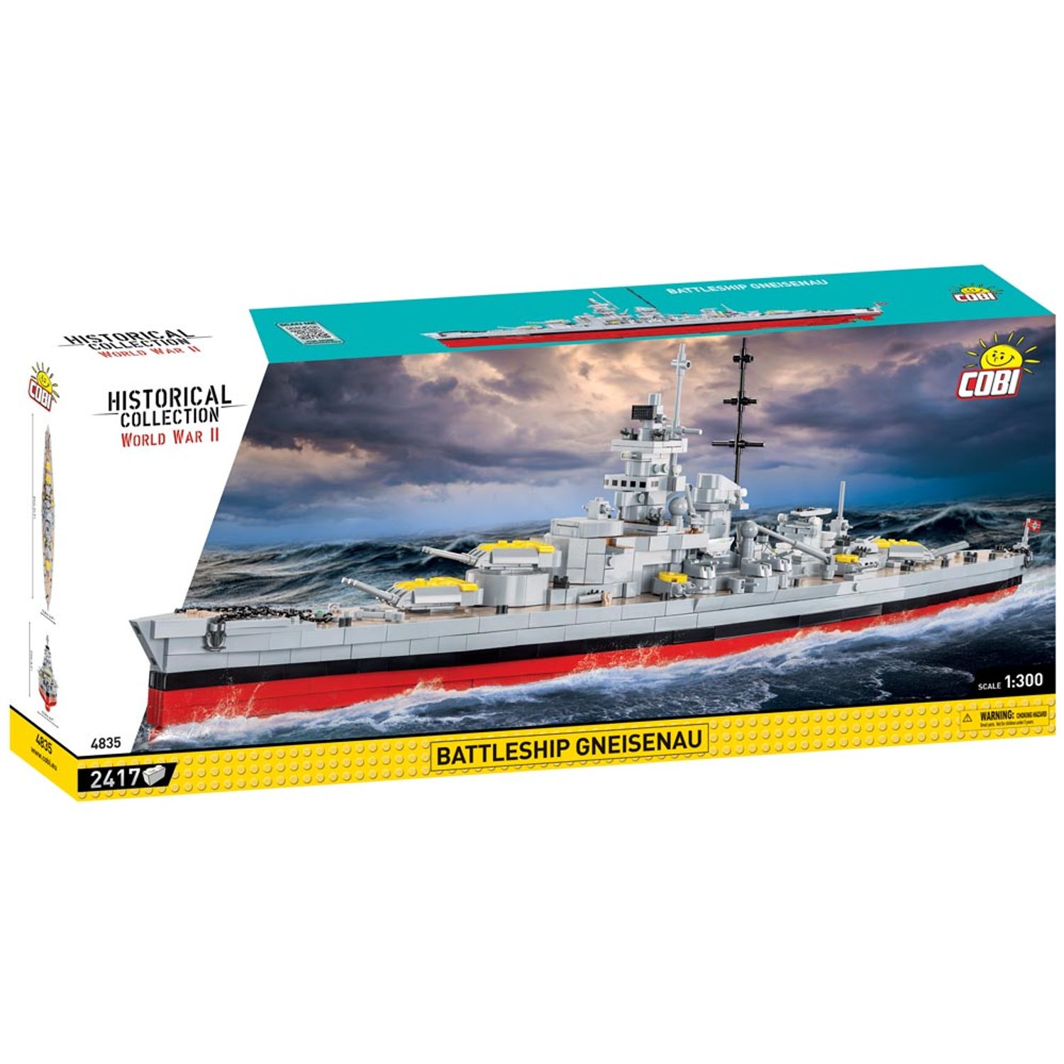 Set de Construit Battleship Gneisenau fotografia produsului