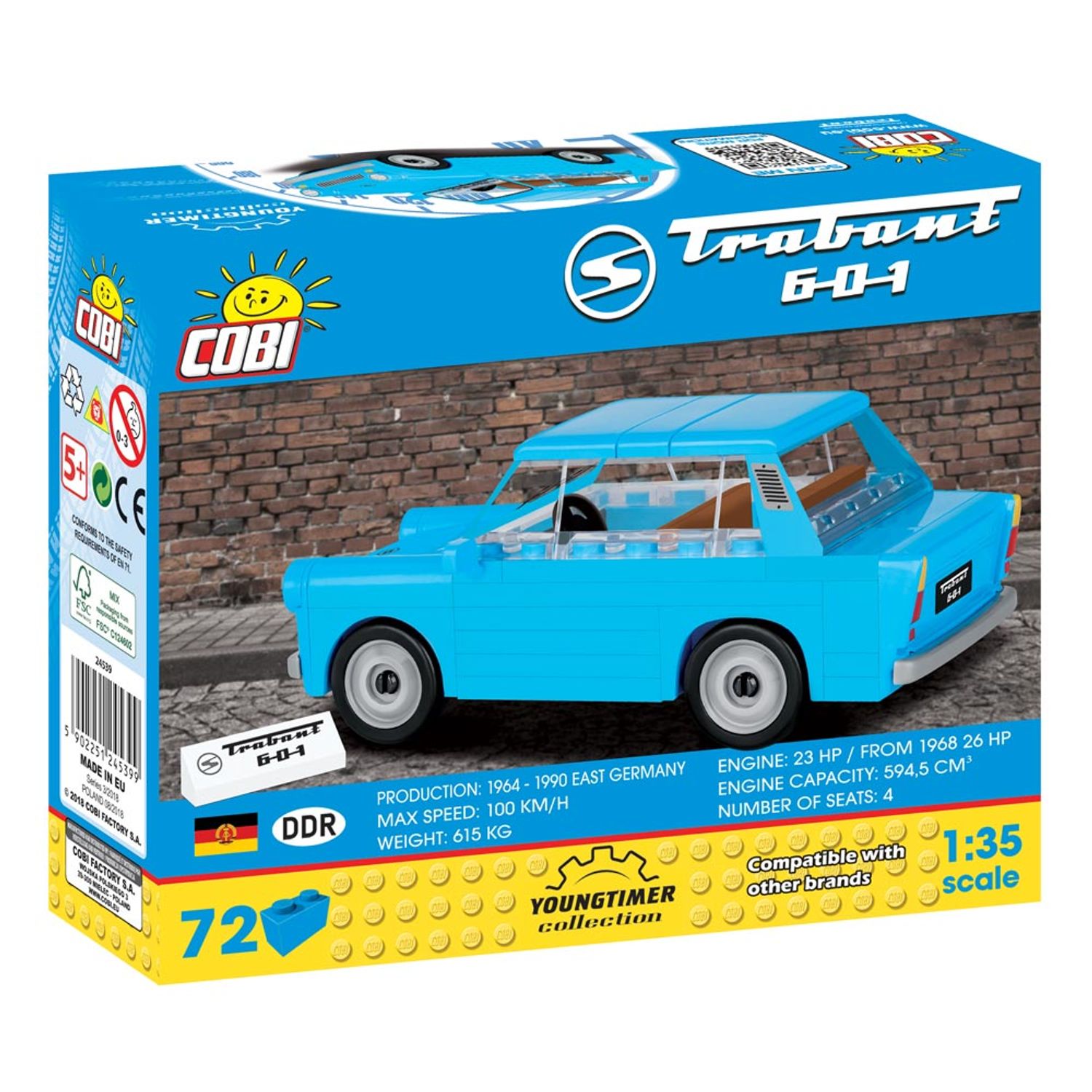Set de Construit Trabant 601 fotografia produsului View 2 L