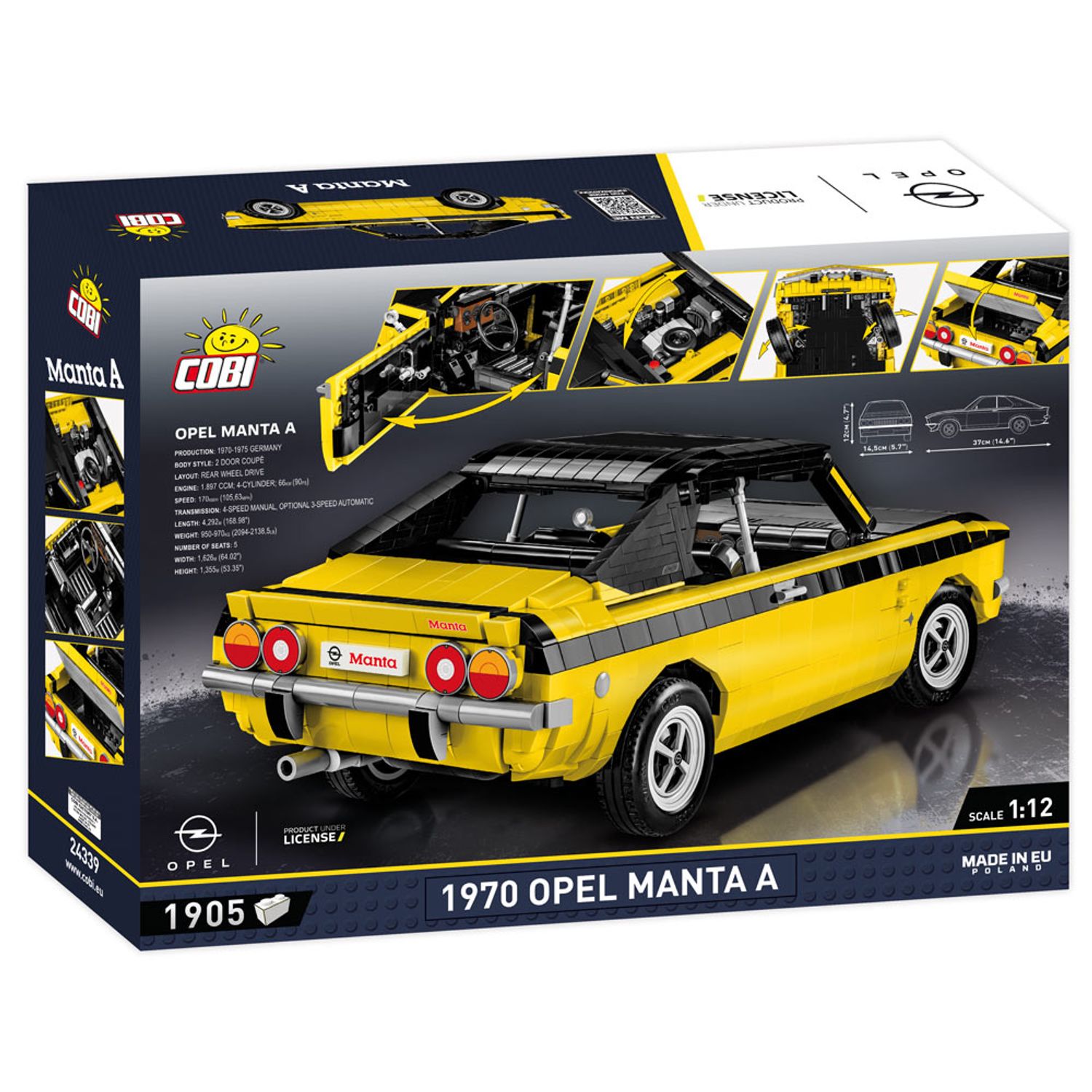 Set de Construit Opel Manta A fotografia produsului View 2 L