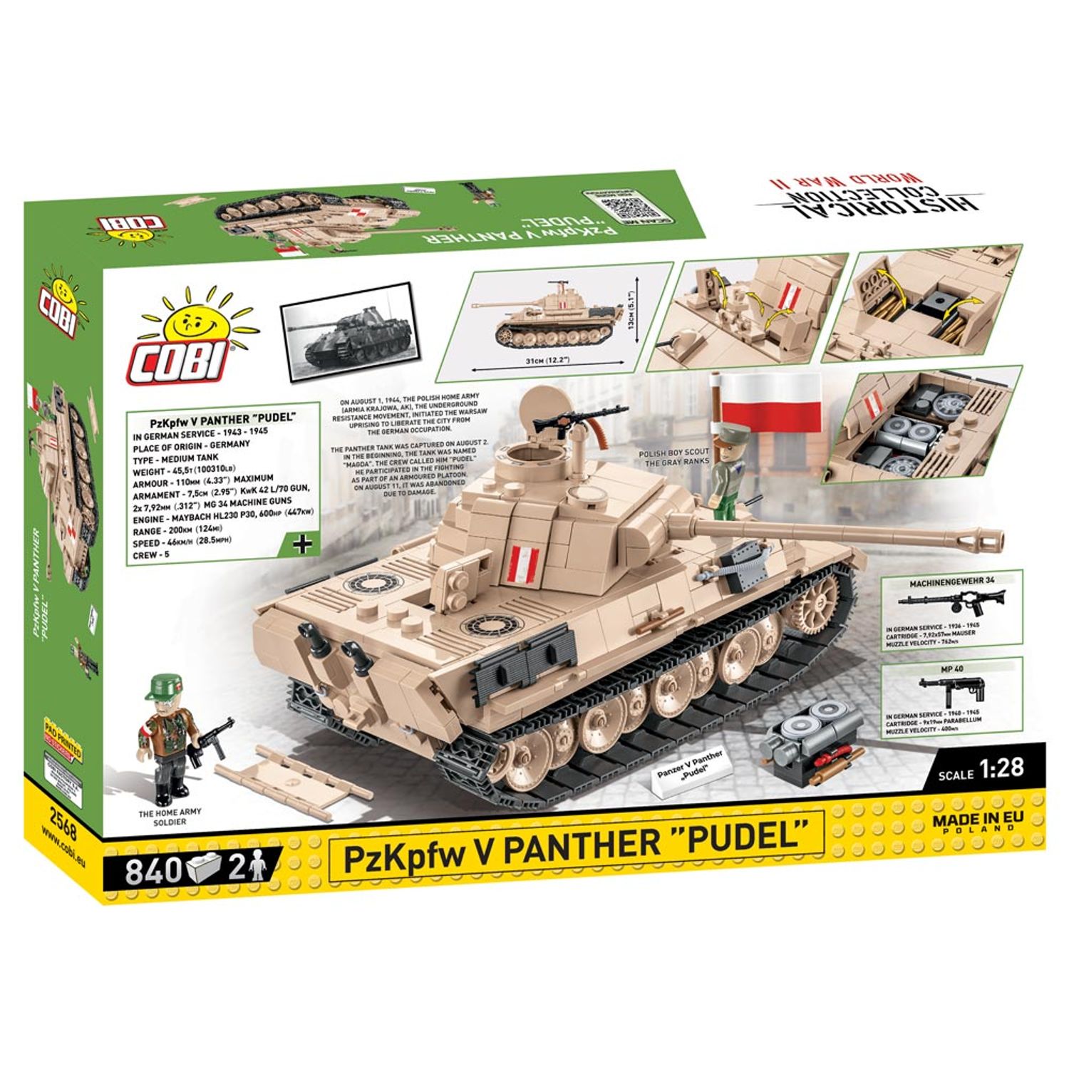 Set de Construit Pzkpwv V Panther Pudel fotografia produsului View 2 L