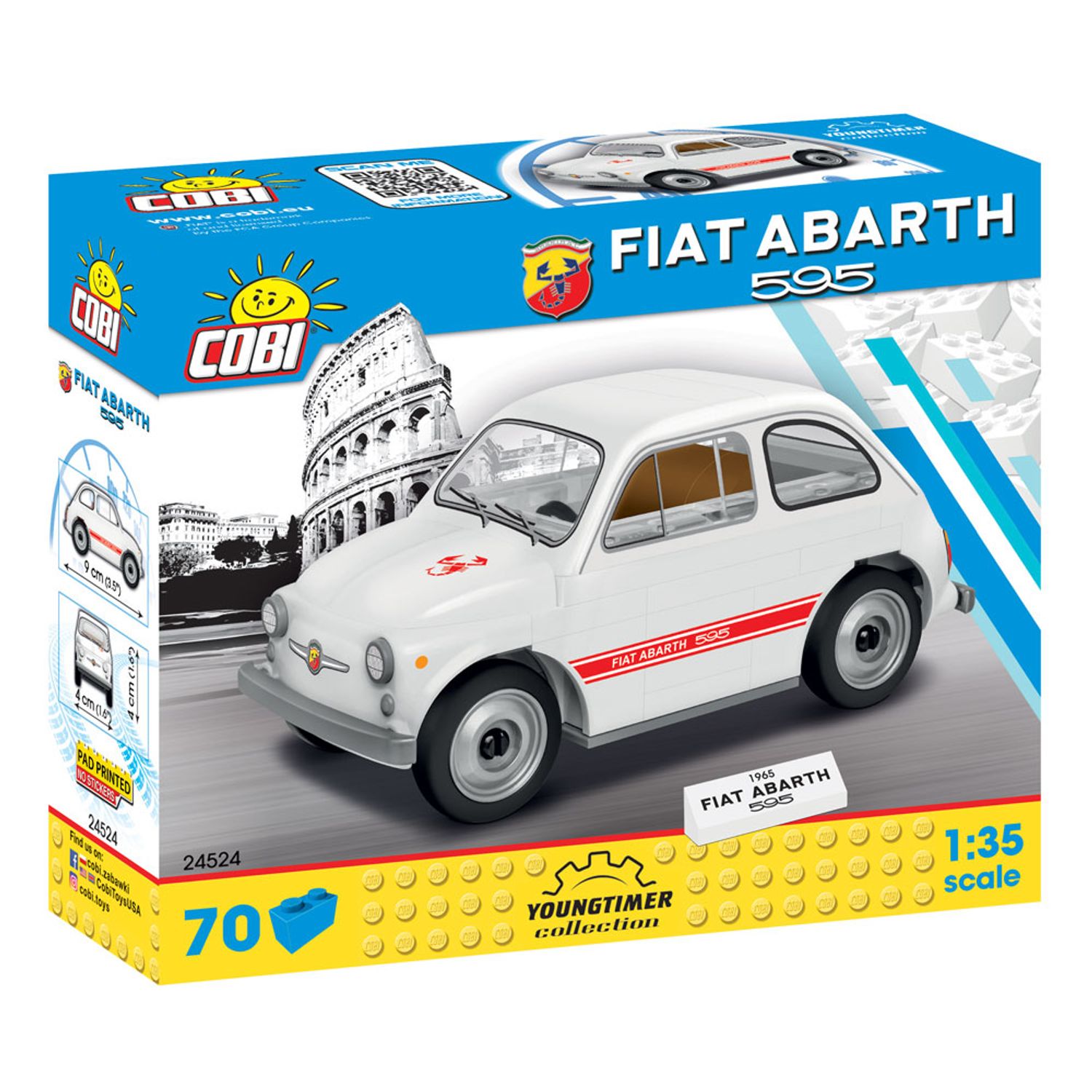 Set de Construit Fiat Abarth 595 fotografia produsului
