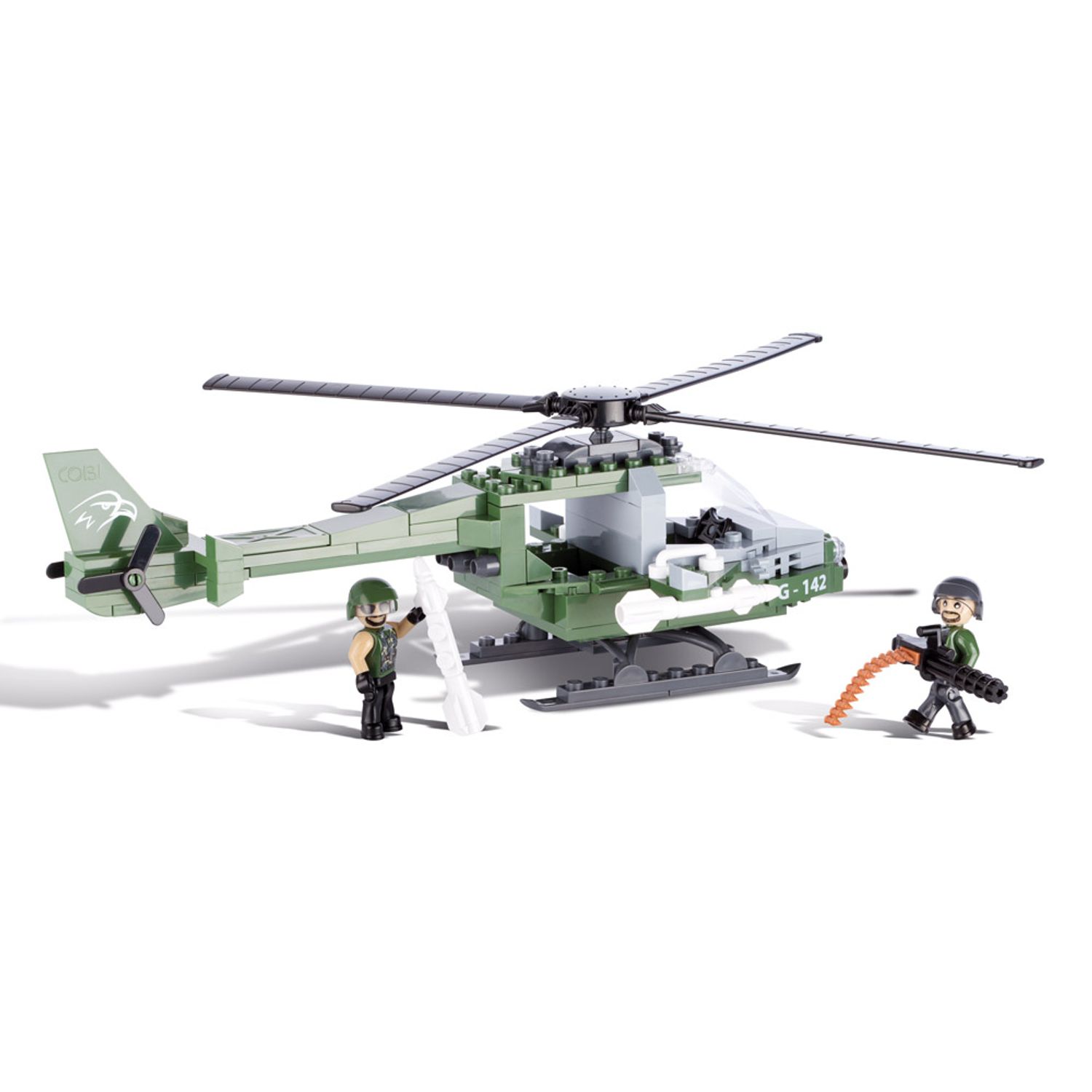 Set de Construit Eagle Attack Helicopter fotografia produsului View 2 L