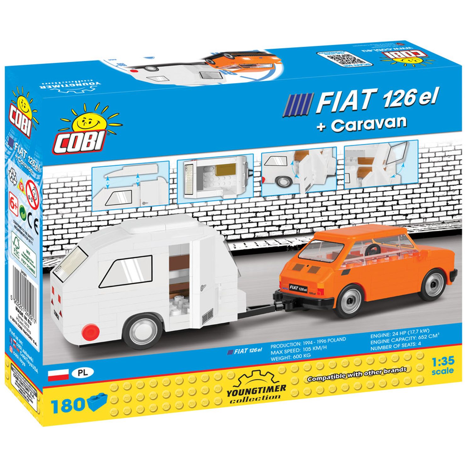 Set de Construit Fiat 162El Caravan fotografia produsului