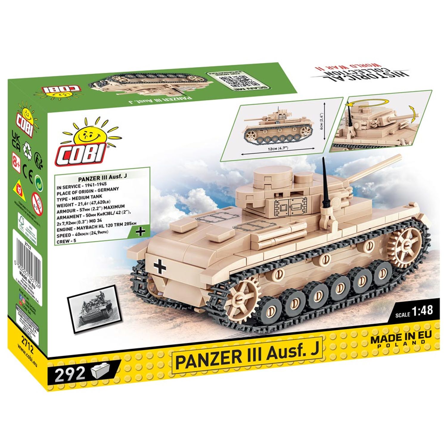 Set de Construit Panzer Iii Ausfj fotografia produsului View 2 L