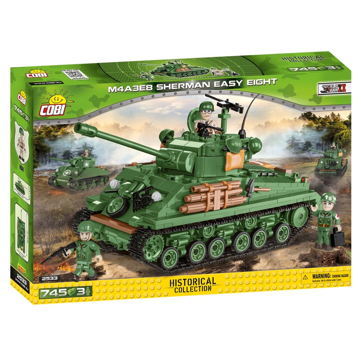 Set de Construit M4A3E8 Sherman Easy Eight fotografia produsului