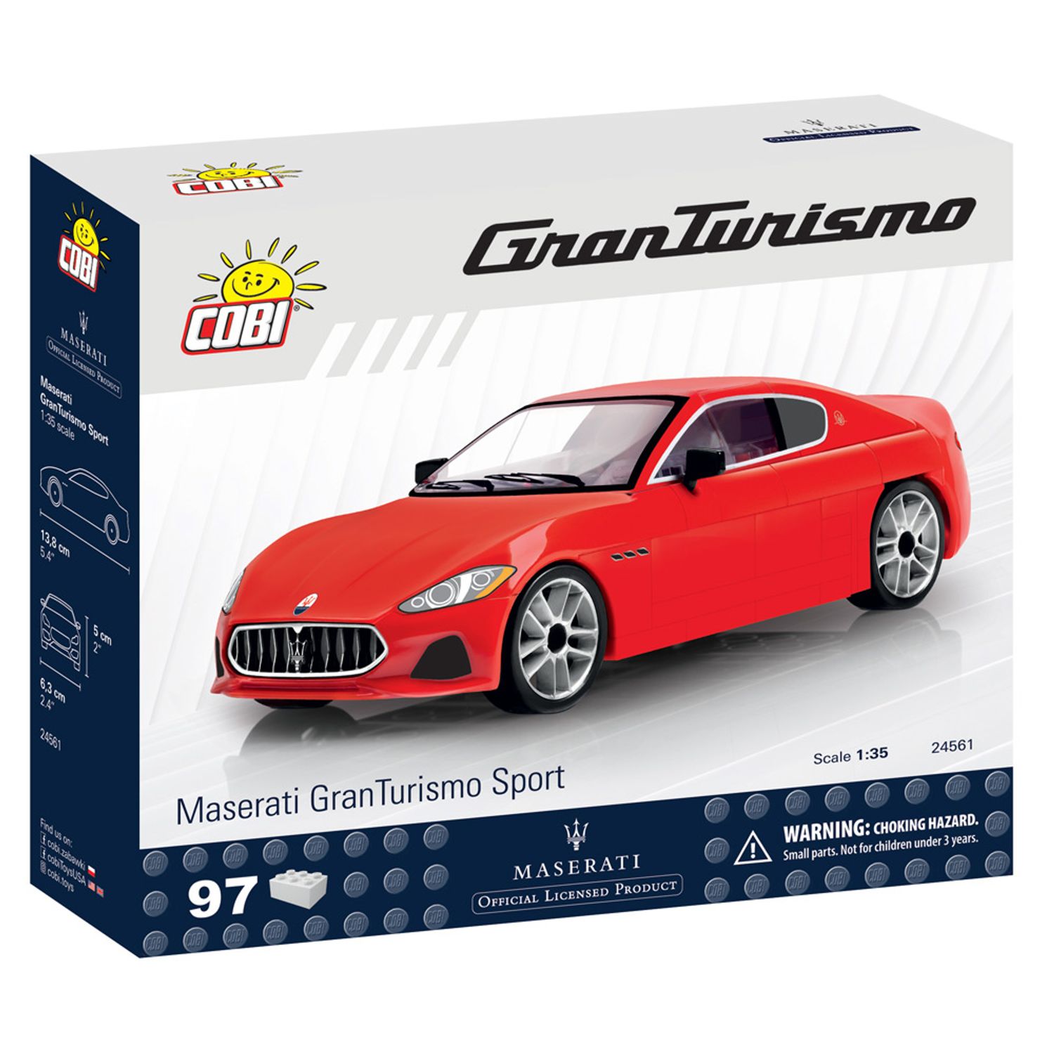 Set de Construit Maserati Grandturismo fotografia produsului