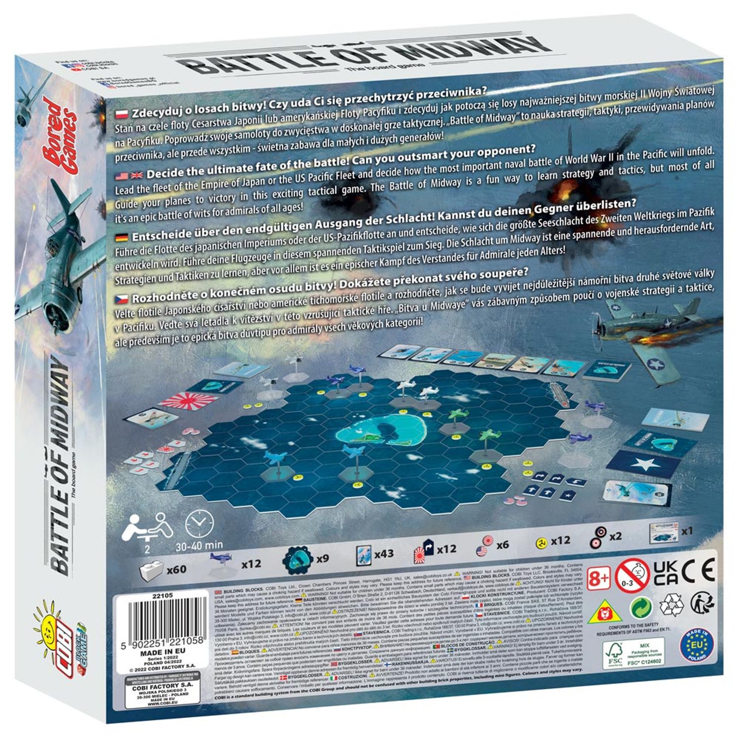 Set de Construit Battle Of Midway, The Board Game fotografia produsului View 2 L