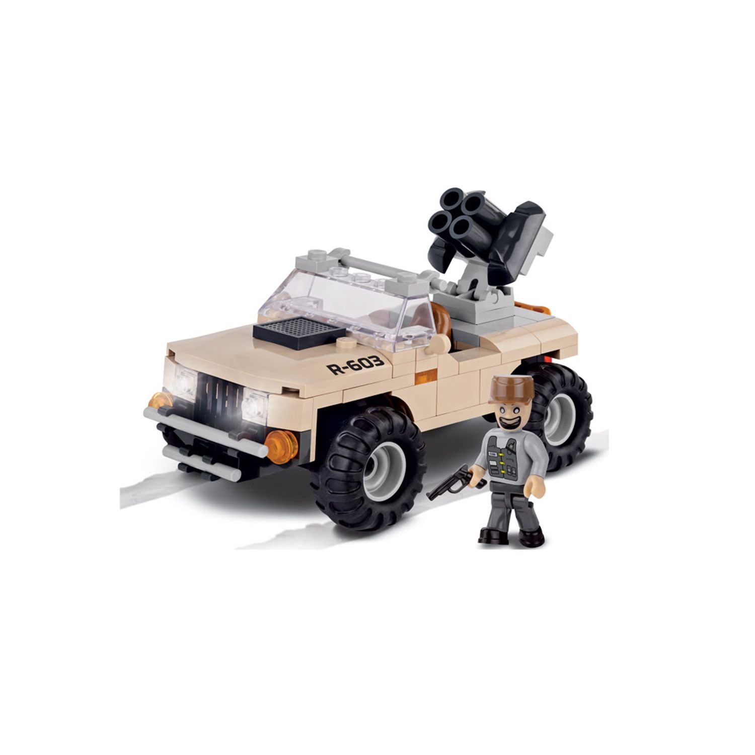 Set de Construit desert Artilery Vehicle fotografia produsului View 2 L