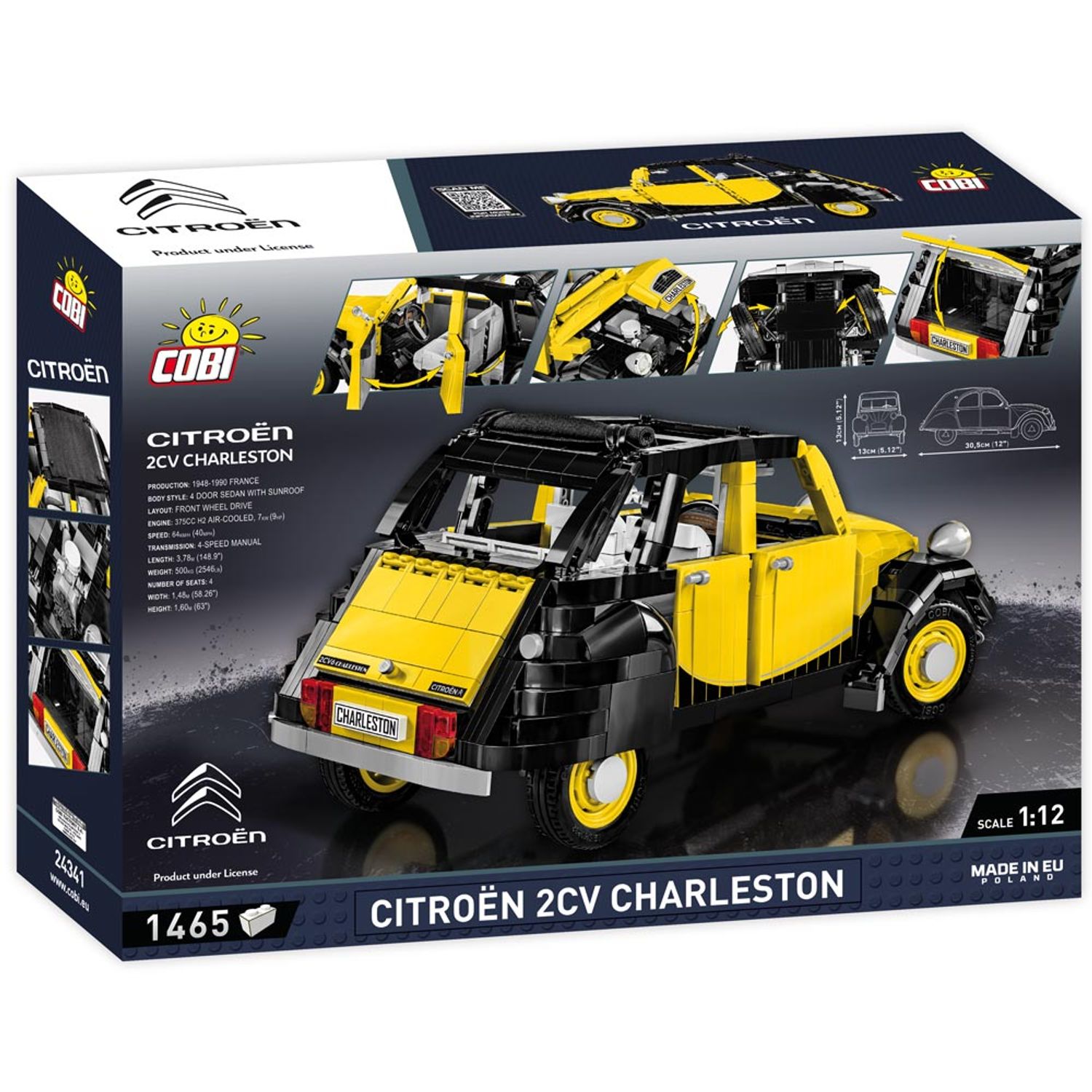 Set de Construit Citroen 2Cv Charleston fotografia produsului View 2 L