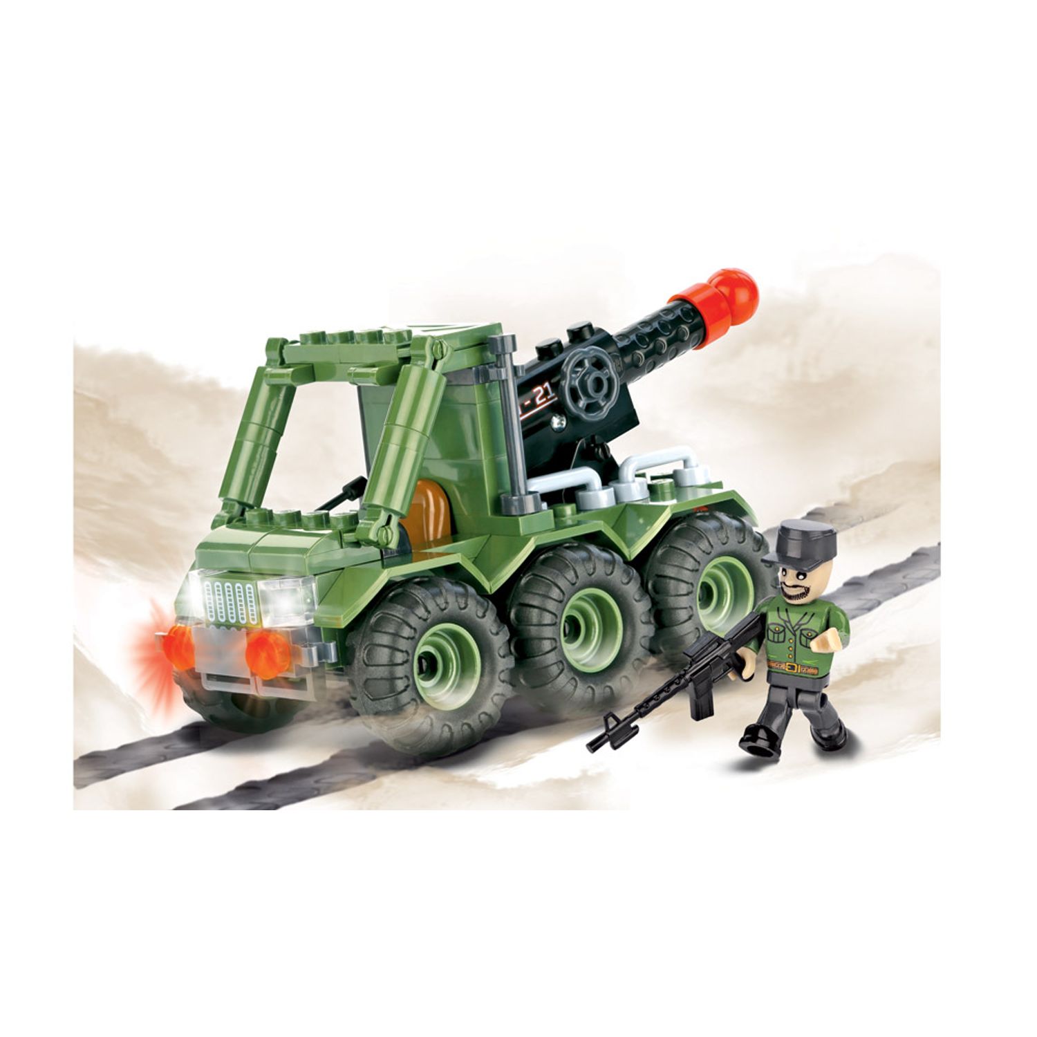 Set de Construit G21 6X2 Missle Launcher fotografia produsului View 2 L