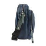 Geanta barbati Bugatti Moto D cu fermoare, bleumarin fotografia produsului View 3 S