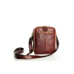 Borseta de umar din piele naturala maro roscat T5153, MAGAZINULDEGENTI fotografia produsului View 6 S