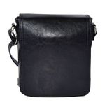 Borseta piele neagra ,MAGAZINULDEGENTI model cu capac 05 fotografia produsului View 2 S