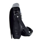 Borseta piele neagra ,MAGAZINULDEGENTI model cu capac 05 fotografia produsului View 6 S