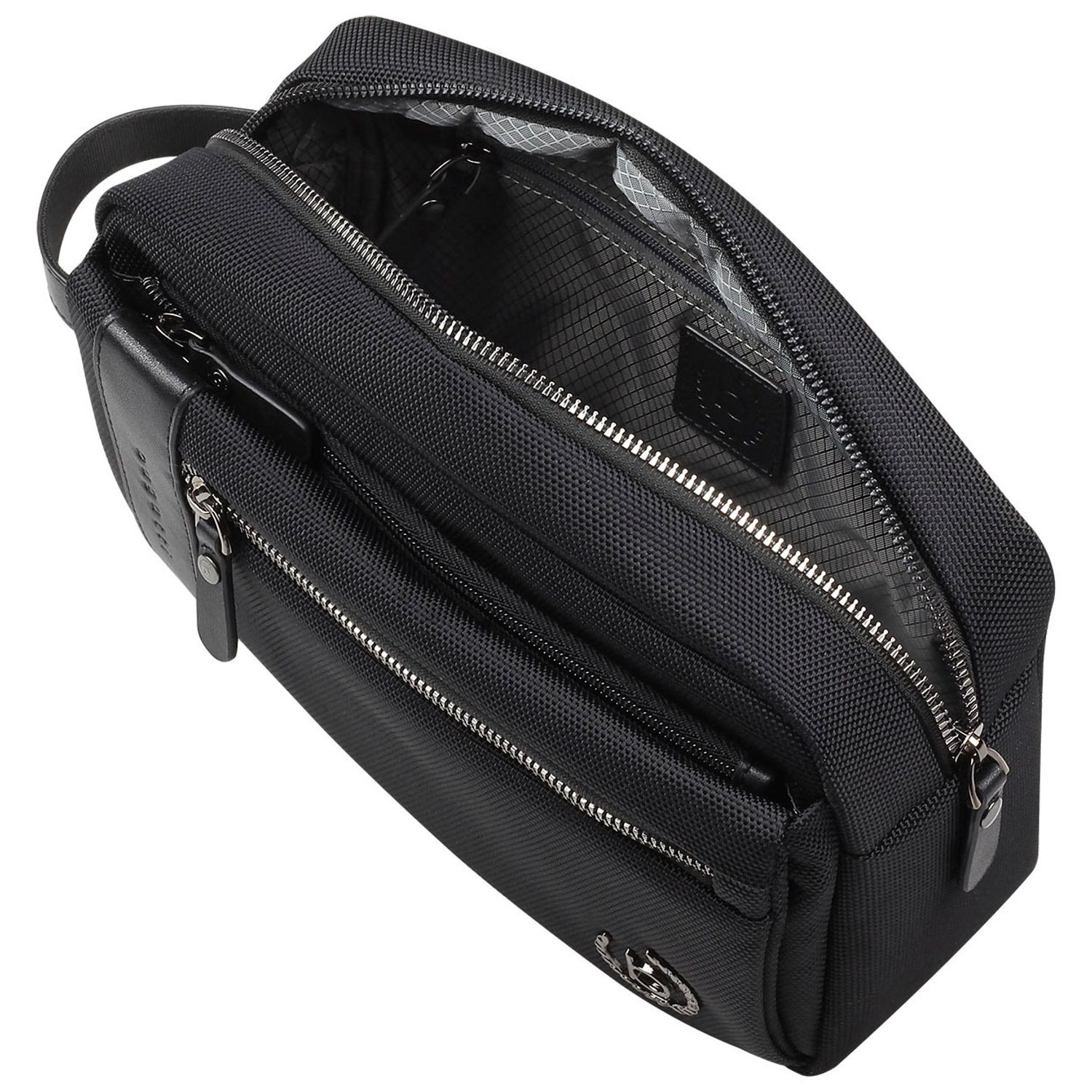 Geanta cosmetice bugatti, seria Nero Vanity, pentru barbati, Negru fotografia produsului View 4 L
