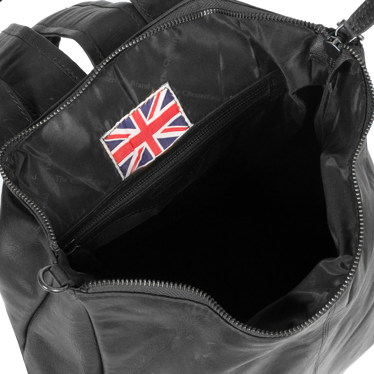 Rucsac de dama din piele moale, The Chesterfield Brand, Manchester, Negru fotografia produsului View 7 L