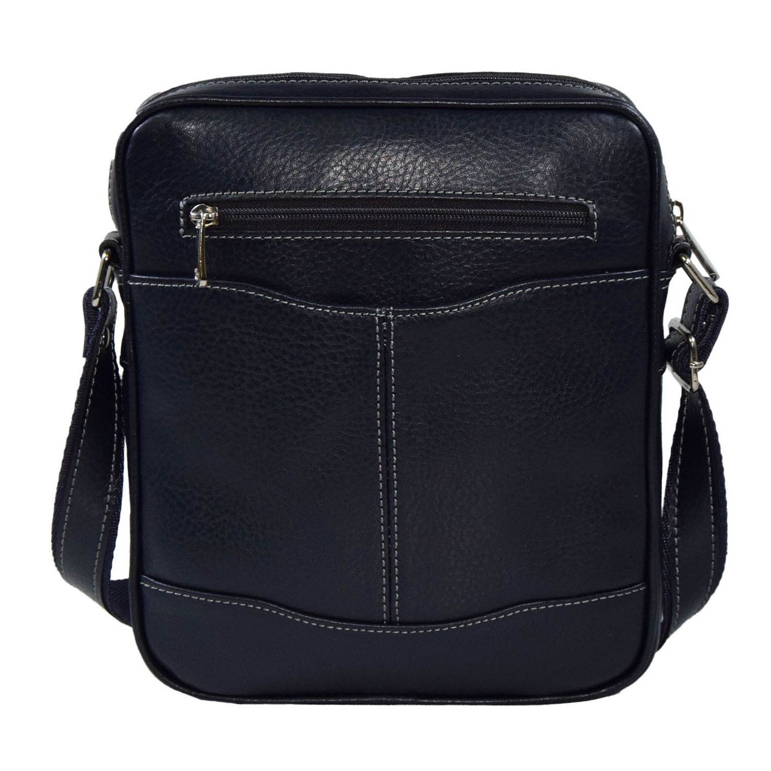 Borseta piele bleumarin , MAGAZINULDEGENTI, model 028 fotografia produsului View 2 L