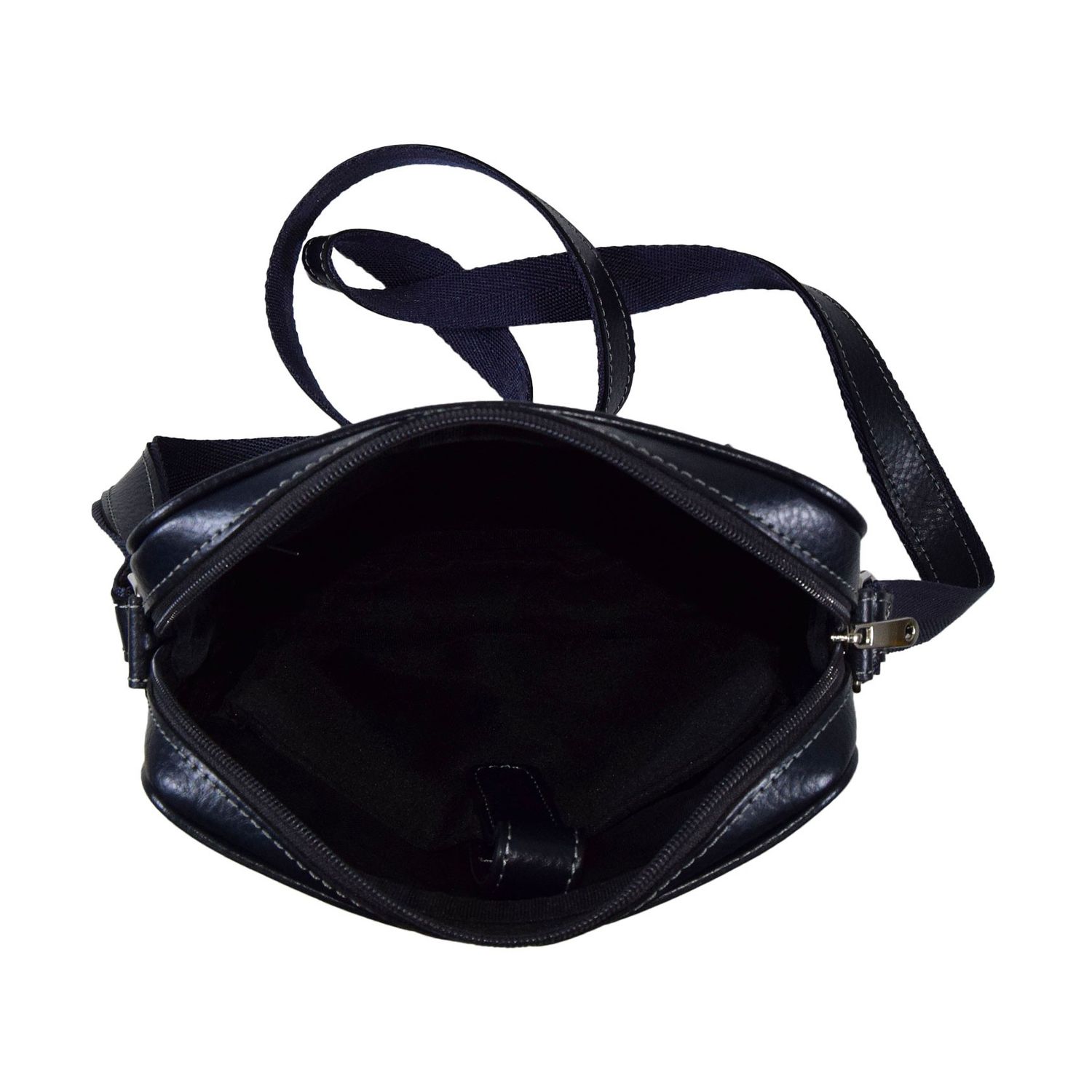 Borseta piele bleumarin , MAGAZINULDEGENTI, model 028 fotografia produsului View 5 L