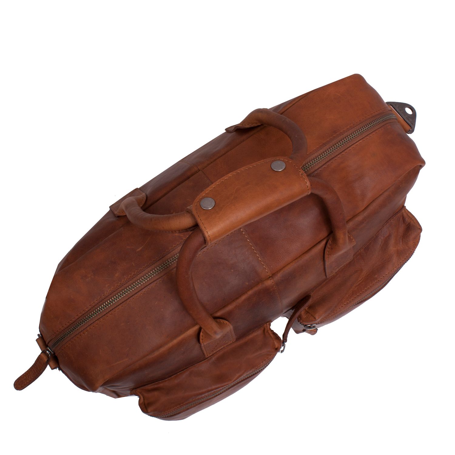 Geanta de laptop din piele naturala, The Chesterfield Brand, Yasmin 15 inch, Maro coniac fotografia produsului View 10 L
