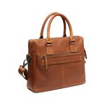 Geanta laptop din piele naturala, The Chesterfield Brand, Santiago, 14 inch, Maro coniac fotografia produsului View 2 S