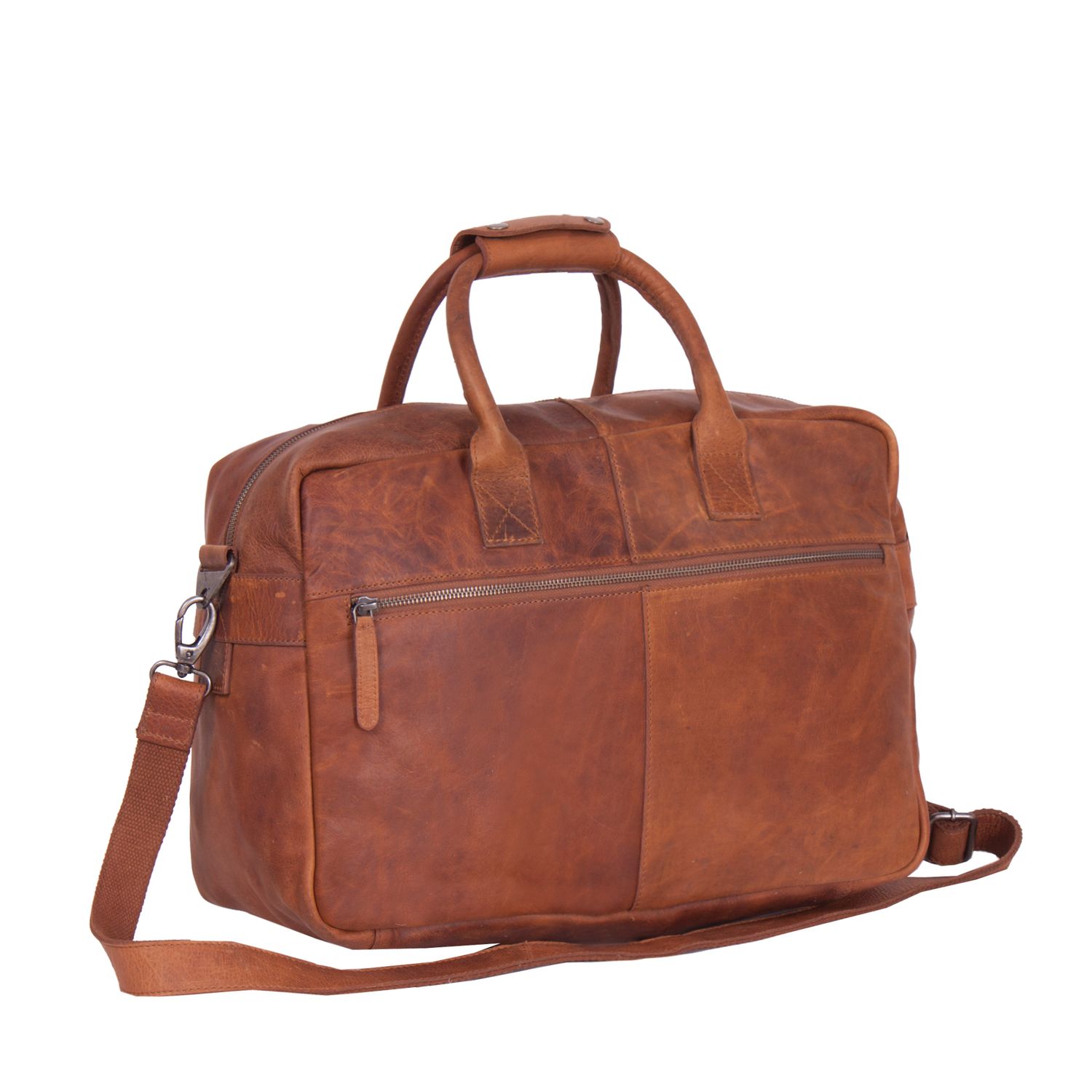 Geanta de laptop din piele naturala, The Chesterfield Brand, Yasmin 15 inch, Maro coniac fotografia produsului View 11 L