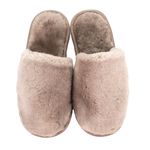 Papuci de casa din blana naturala de miel, confortabila, model unisex, marimea 38, Gri fotografia produsului View 2 S